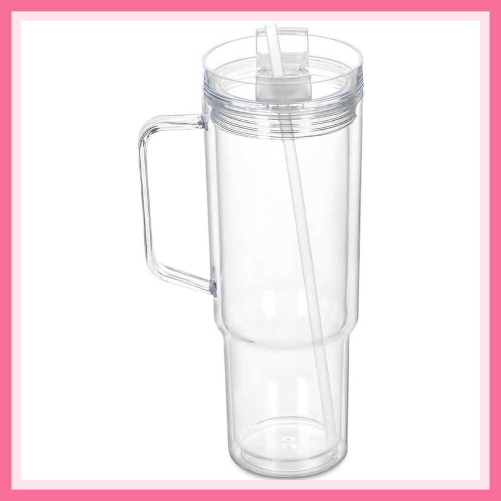 40oz Plastic Tumblers (Lava)