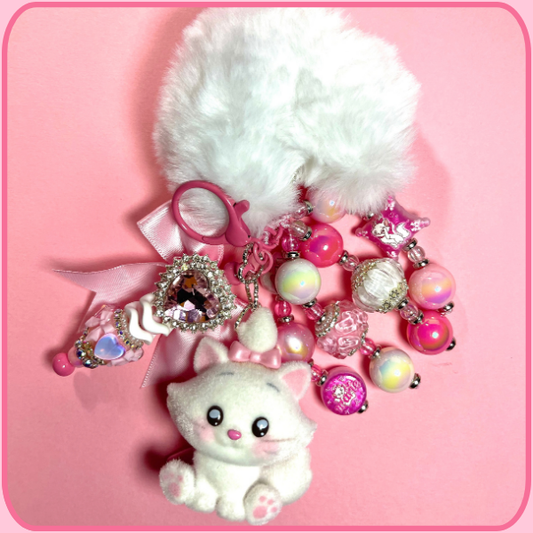 Premade Marie Junk Keychain