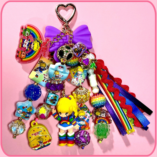 Premade Rainbow Brite Bag Charm