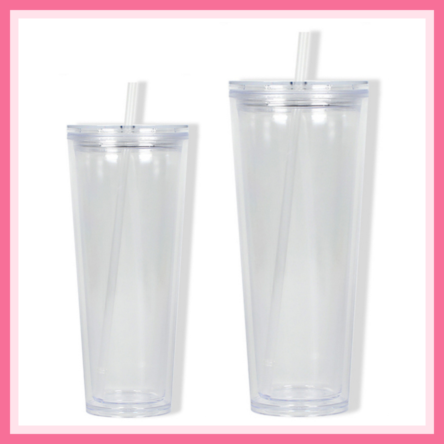 Plastic Tumblers (Lava)