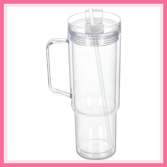 40oz Plastic Tumblers (Lava)